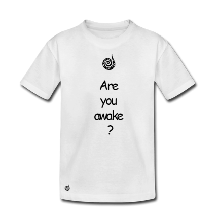 T-shirt Are you awake? blanc